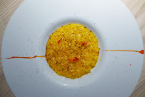 risotto with afghan saffron and gold